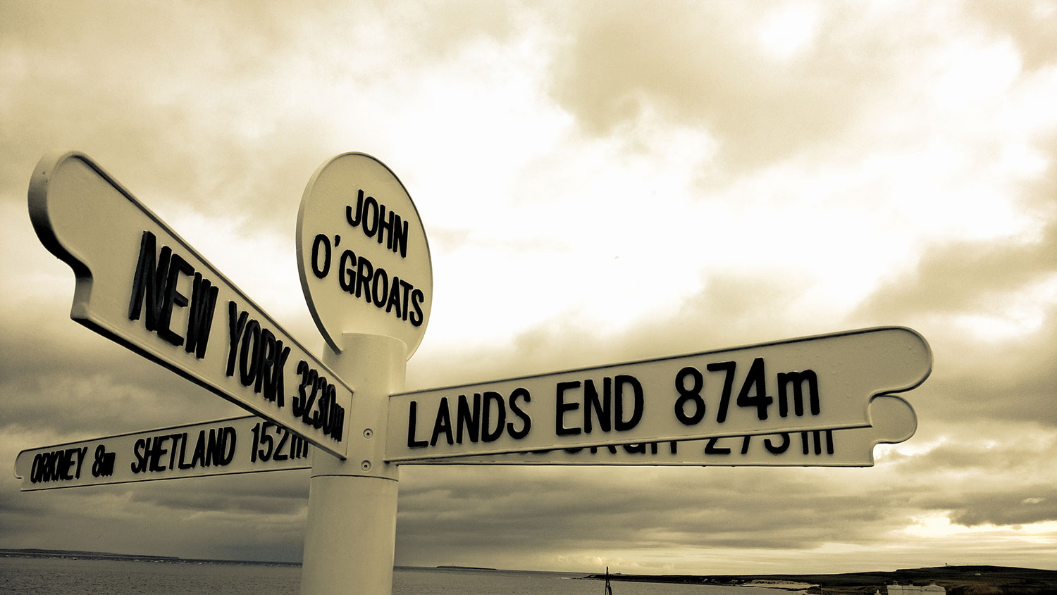 Distances from John O'Groats